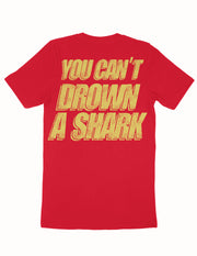 Cam'Ron Silmon Craig "Can't Drown A Shark Tee" - Red/Gold