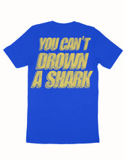 Cam'Ron Silmon Craig "Can't Drown A Shark" Tee - Royal/Gold