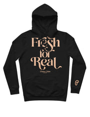 Produce Section Clothing Women's "Fresh For Real" Hoodie - Black/Colada