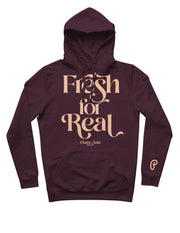 Produce Section Clothing Women's "Fresh For Real" Hoodie - Plum/Colada