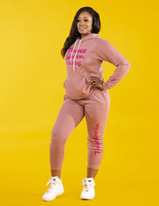 Women's Chill Mode Hoodie - Mauve/Wine