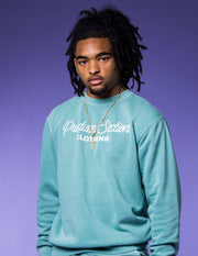 Unisex "Script Logo" Lightweight Crewneck - Mint