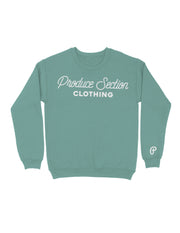 Unisex "Script Logo" Lightweight Crewneck - Mint