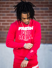 Produce Section Clothing - Men's  "Fresh For Real" Crewneck - Red