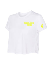 Women's Highlighter Volt "Everyday" Flowy Cropped Tee