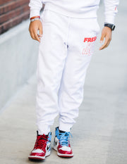 Produce Section Clothing - Men's "Fresh For Real" Joggers - White